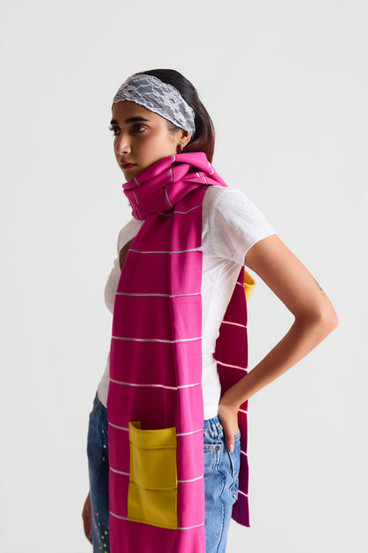 X-LONG MUFFLER - PINK