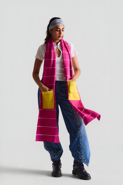 X-LONG MUFFLER - PINK