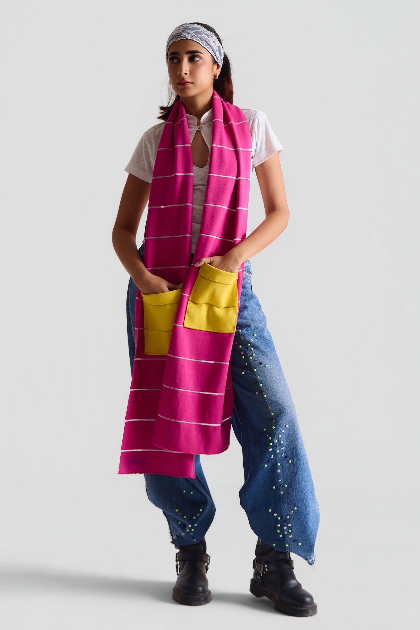 X-LONG MUFFLER - PINK