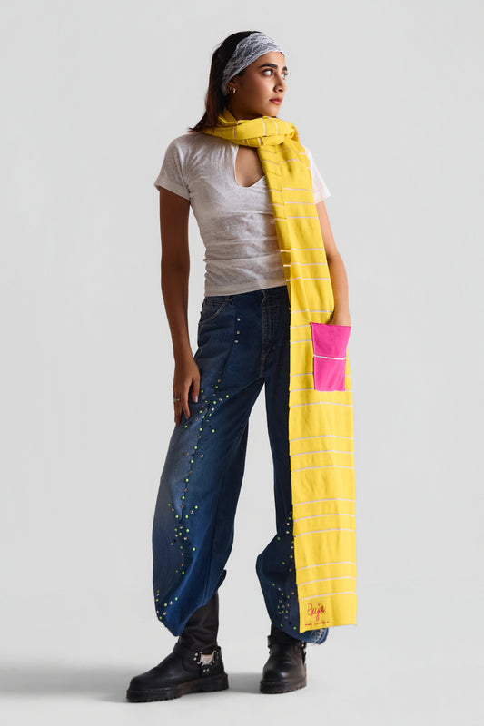 X-LONG MUFFLER - YELLOW