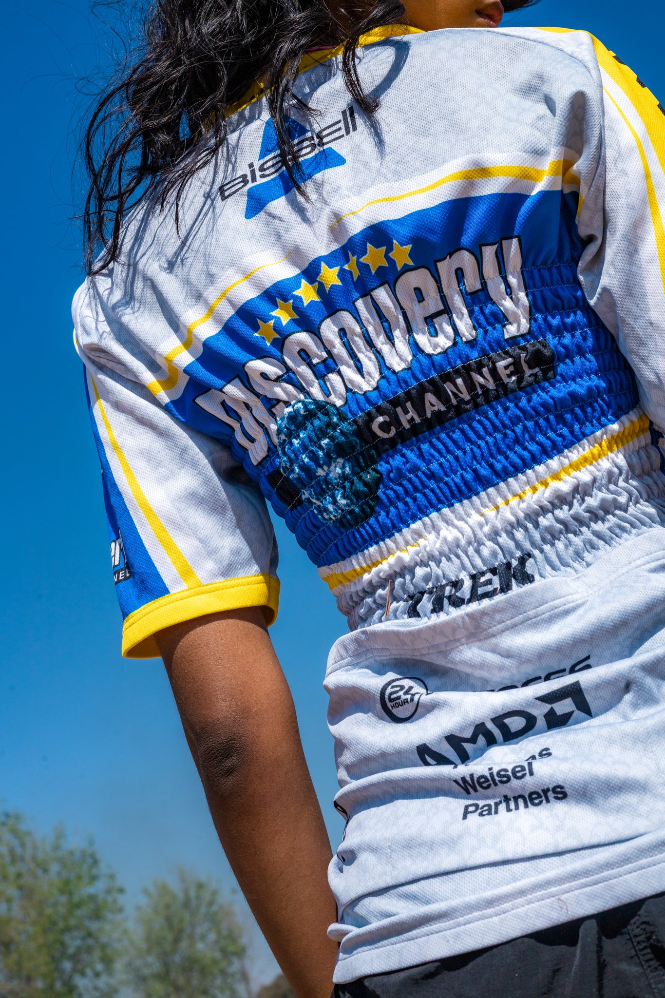 Reworked cinched Discovery Cycling Jersey